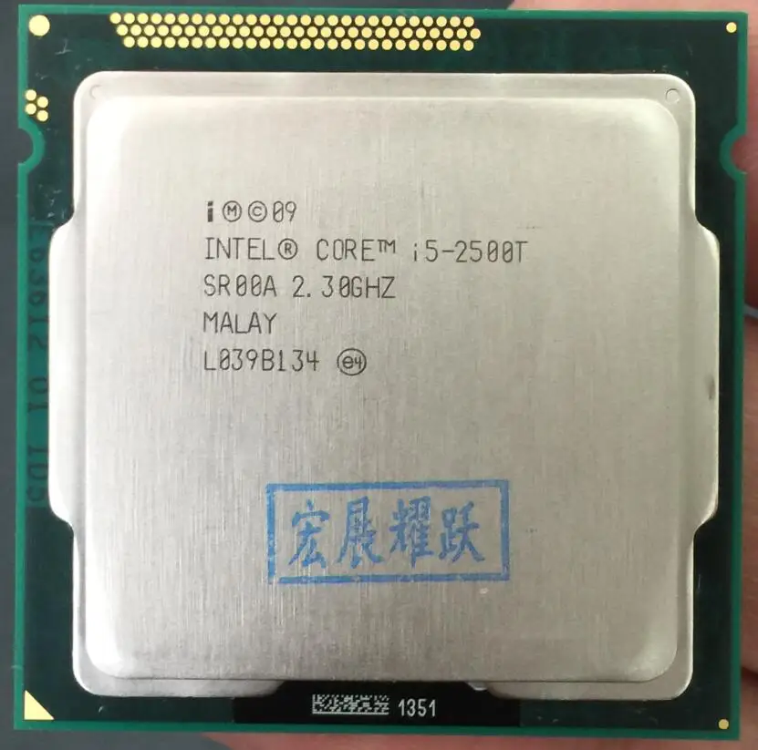 Процессор Intel Core i5 2500T (6 Мб кэш памяти 2 3 ГГц) LGA1155 45 Вт процессор для ПК настольного