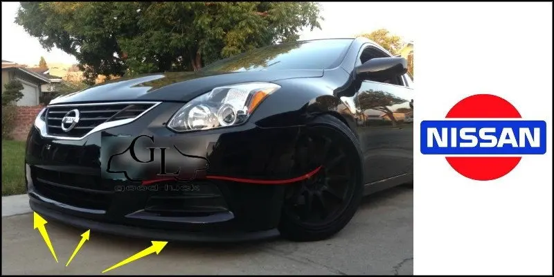 Дефлектор губ бампера для Nissan EXA / Pulsar NX N13 передняя юбка спойлера ДЛЯ TopGear Friends