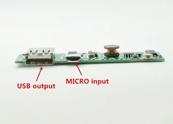 2PCS/LOT DIY mobile power supply circuit board 3V 5V 18650 lithium battery booster 2A | Электроника