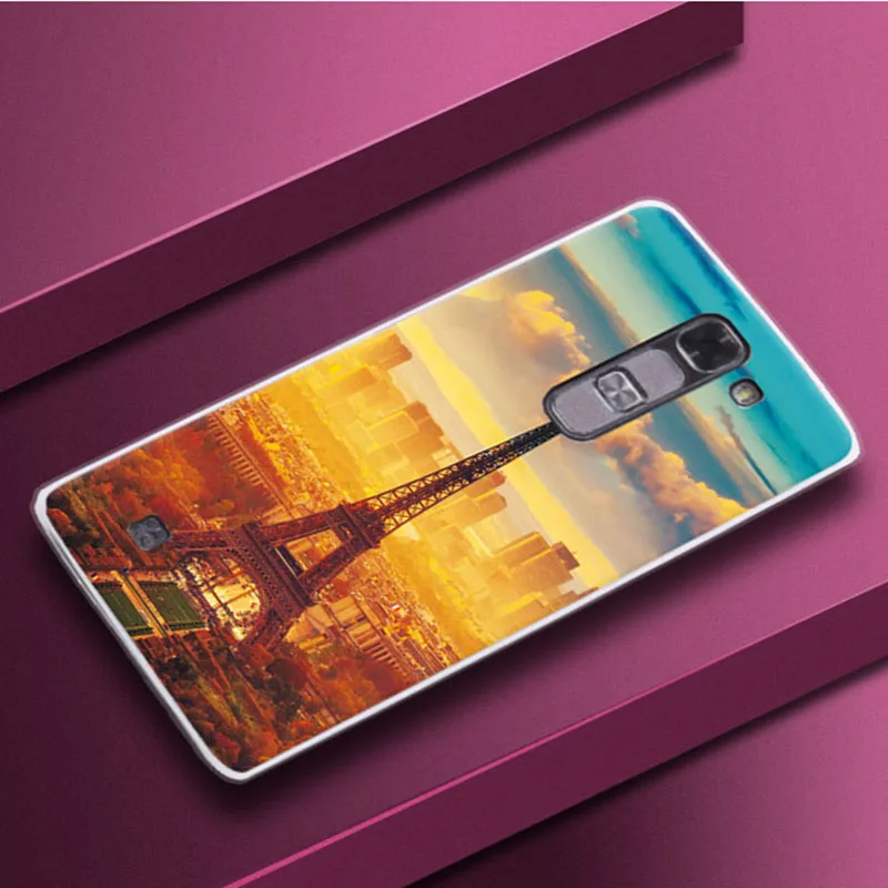 Экзотический природный пейзаж жесткий пластиковый телефон чехлы для LG Magna C90
