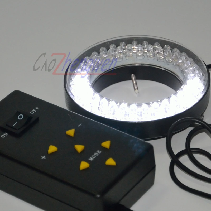 FYSCOPE 64 светодиодный кольцевой светильник для микроскопа с адаптером 90 240 в