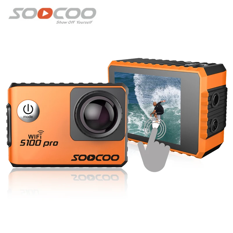 Оригинальная SOOCOO S100Pro WiFi 4K Голосовое управление Full HD 1080P Водонепроницаемая мини