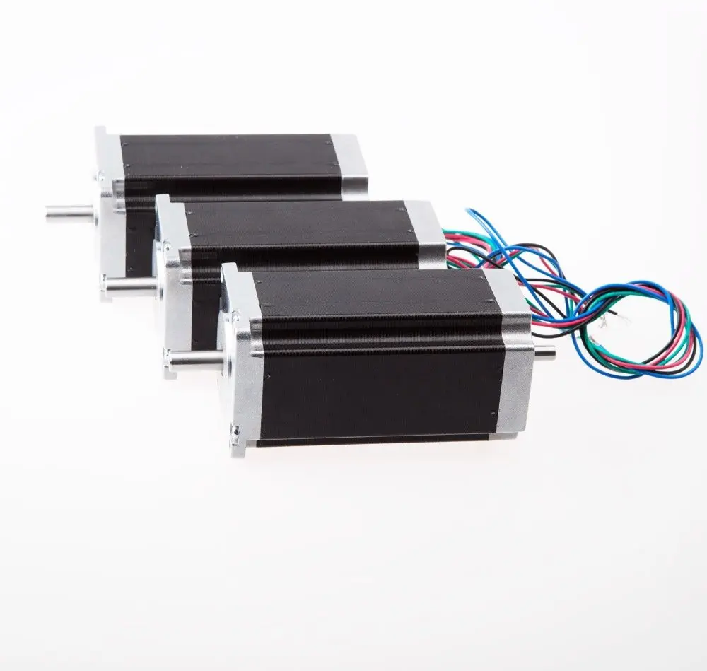 3pcs Nema23 dual shaft stepper motor 425oz.in CNC 23HS9430B EU Ship dc motor Longs Motor