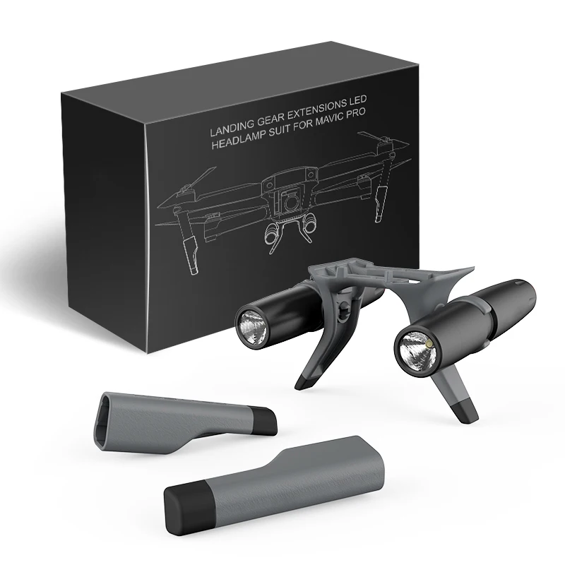 PGYTECH Mavic Pro аксессуары светодиодный налобный фонарь набор быстроразъемных шасси