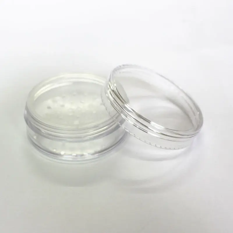 clear sifter 4 шт./упак. 20 г пустой порошок банка с ситом Косметическая пуховка пластиковый порошок компактный многоразовый макияж Чехол дорожная бутылка - Цвет: clear sifter