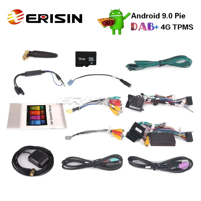 Erisin ES2972B 7 &quotAndroid 9 0 DAB + автомобильный стерео для Mercedes A/B Class Sprinter Vito Viano gps SatNav CD |