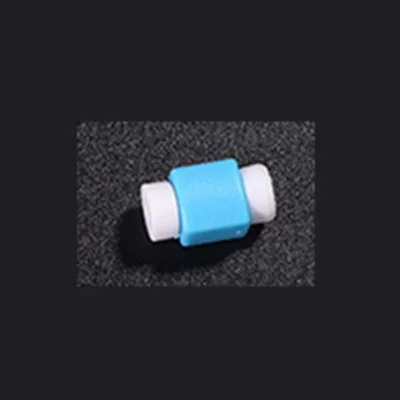 blue 1 шт., карамельный цвет, защитный кабель для передачи данных, защитный чехол для кабеля, чехол для iPhone, huawei, samsung, usb-кабель для зарядки - Цвет: blue