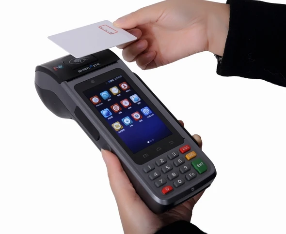 Android Мобильный прочный pda pos терминал NFC/IC кардридер сканер штрих кода со