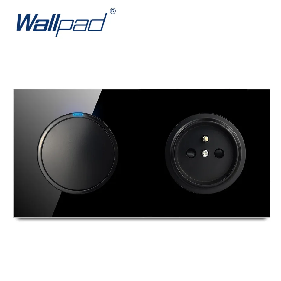 Настенная розетка Wallpad L6 из закаленного стекла 16 А|Электрические розетки| |