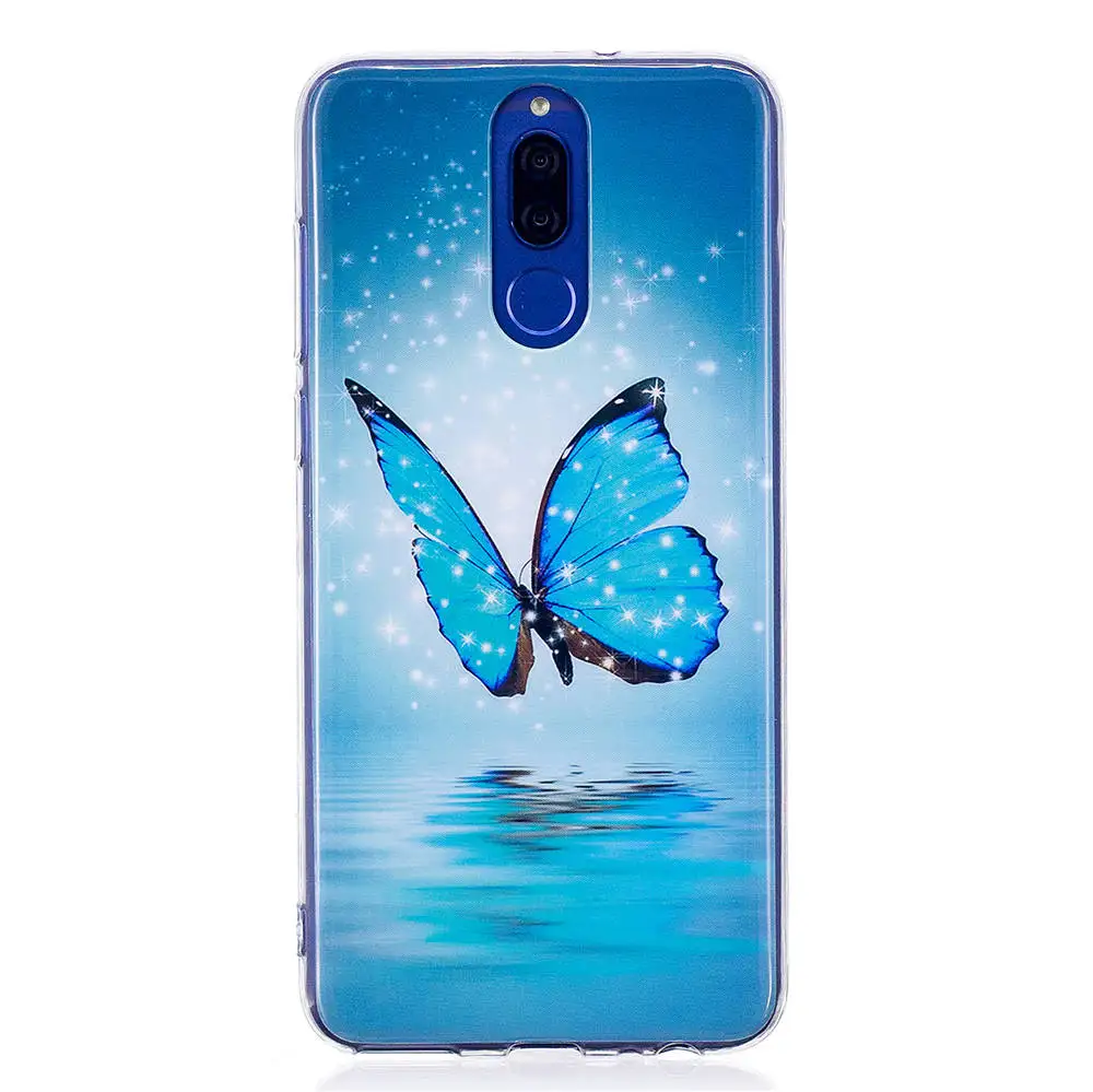 Светящиеся Чехлы Коврики 10 Lite Мягкие TPU силиконовый IMD Глянцевая задняя для HUAWEI RNE
