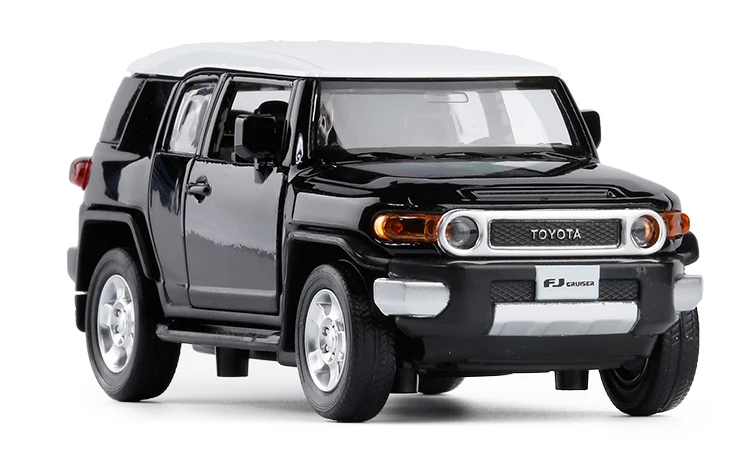 Высокое качество 1:32 Toyota FJ CRUISER модель SUV, Изысканный детский звук и свет игрушка с инерционным механизмом внедорожные модели
