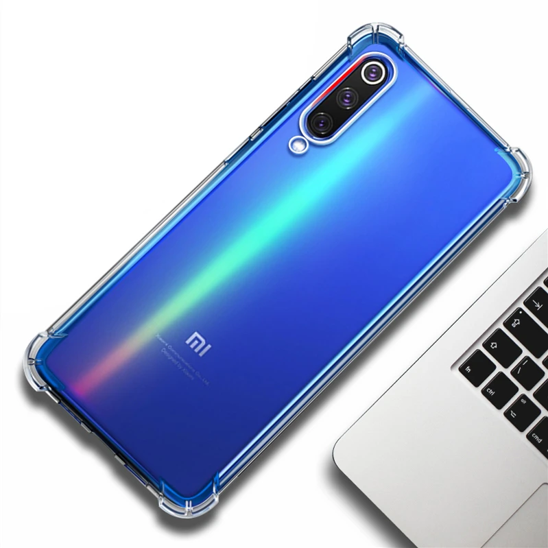Airbag Transparent Soft TPU Silicone Phone Case Cover For Xiaomi Mi 8 9 9T A3 Lite Redmi Note 5 6 7 7A 6A K20 Pro Go S2 Coque |