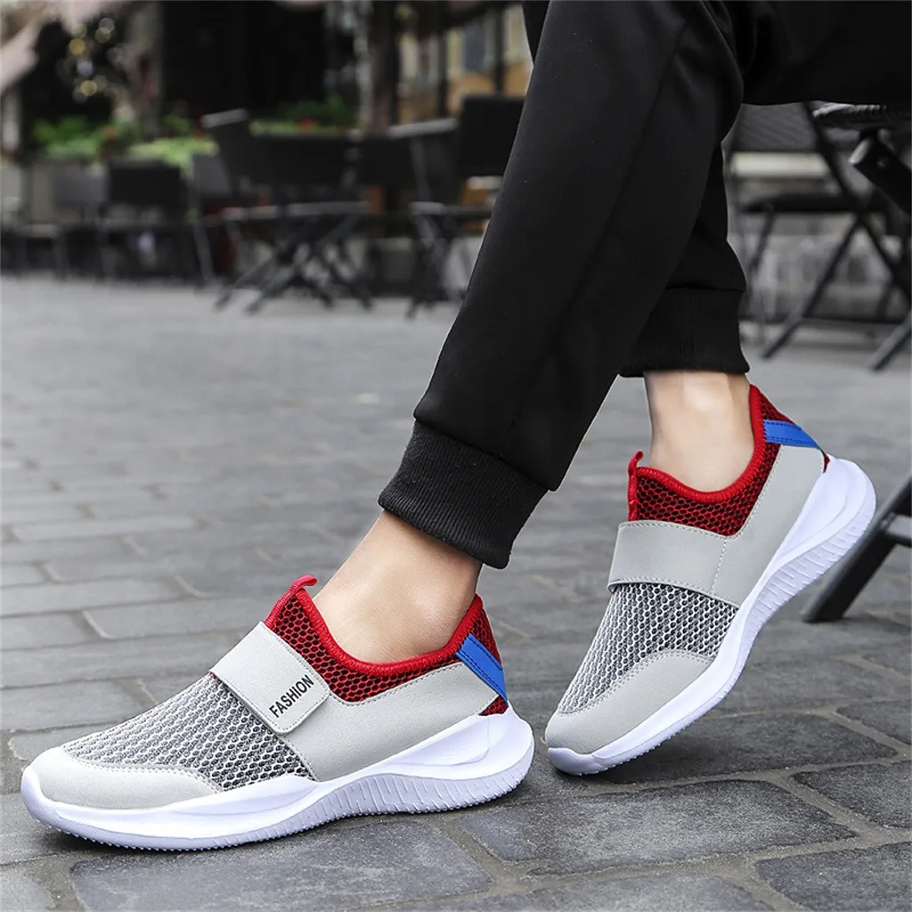 Мужские кроссовки для бега спортивные мужские дышащие повседневные сетчатые