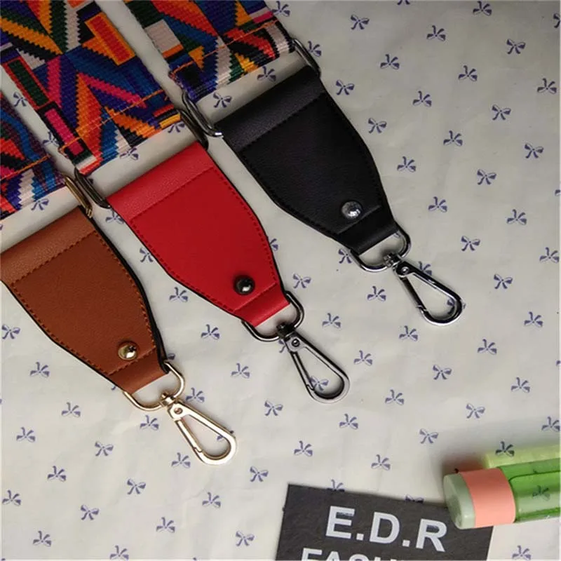 Цветной широкий ремень для ручных работ 120 см регулируемый Сменный | Багаж и сумки