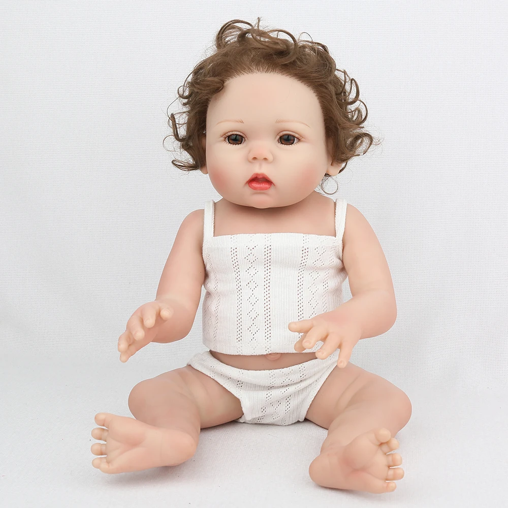 KAYDORA Reborn Baby Doll 17 дюймов полный винил реалистичные детские развивающие красивые игрушки для ванной дети Playmate милый Bebe Reborn menina