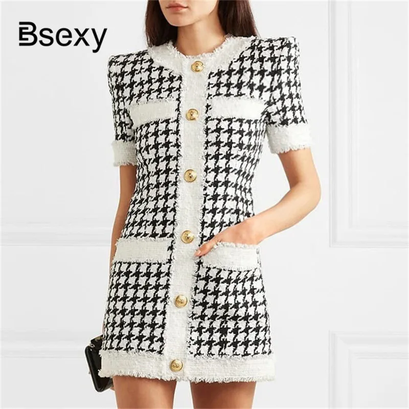 Женские серьги капельки для подиума трикотажное платье 2019 летнее элегантное