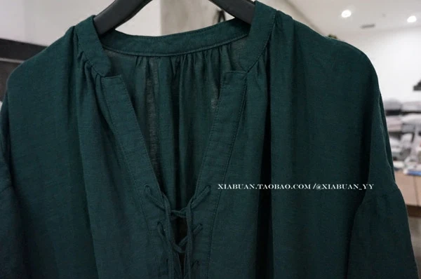 В Осень новинка 2017 свободные хлопчатобумажное платье удлиненные женские|women