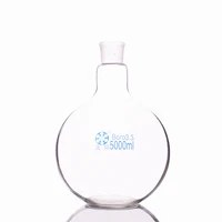 single standard mouth flat bottomed flaskcapacity 5000ml and joint 4038single neck flat flask