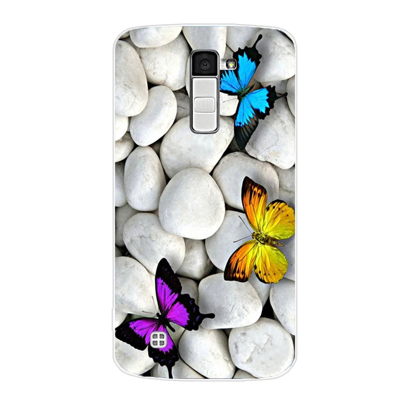 Мягкий ТПУ чехол для телефона LG K10 K 10 LTE K420N K430 K430DS 5 3 дюйма задняя крышка с