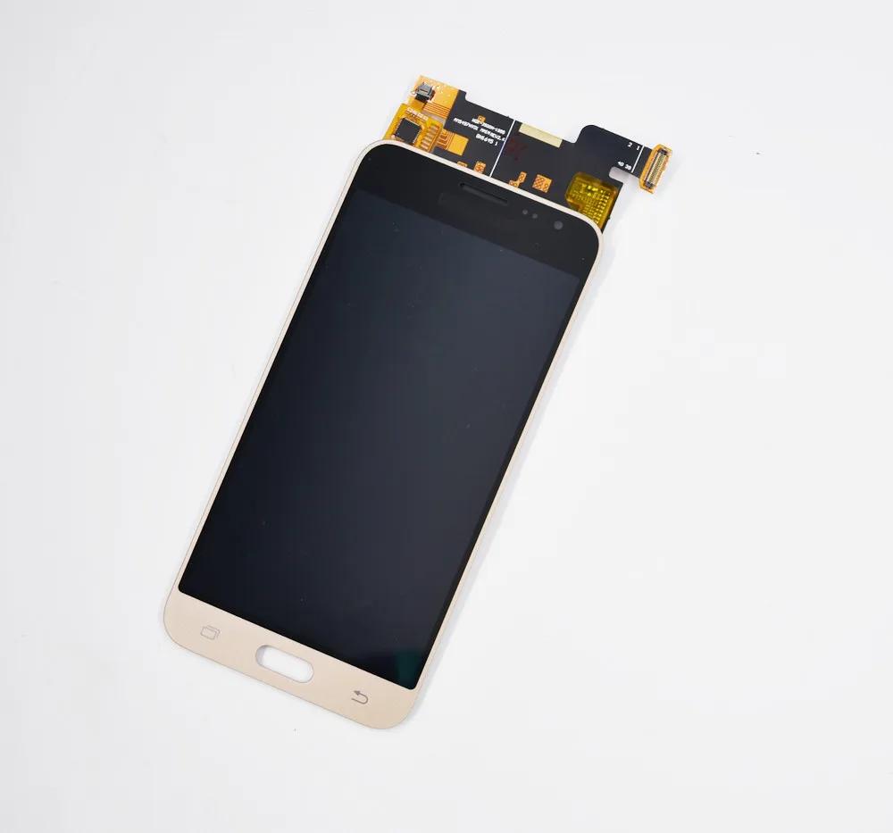 Золотой Сенсорный экран дигитайзер ЖК дисплей для Samsung Galaxy J3 J320P/M/F Бесплатная