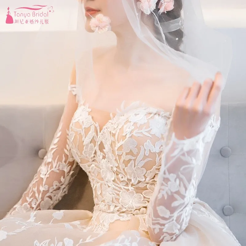 Сексуальные пляжные свадебные платья с вырезом лодочкой кружевное