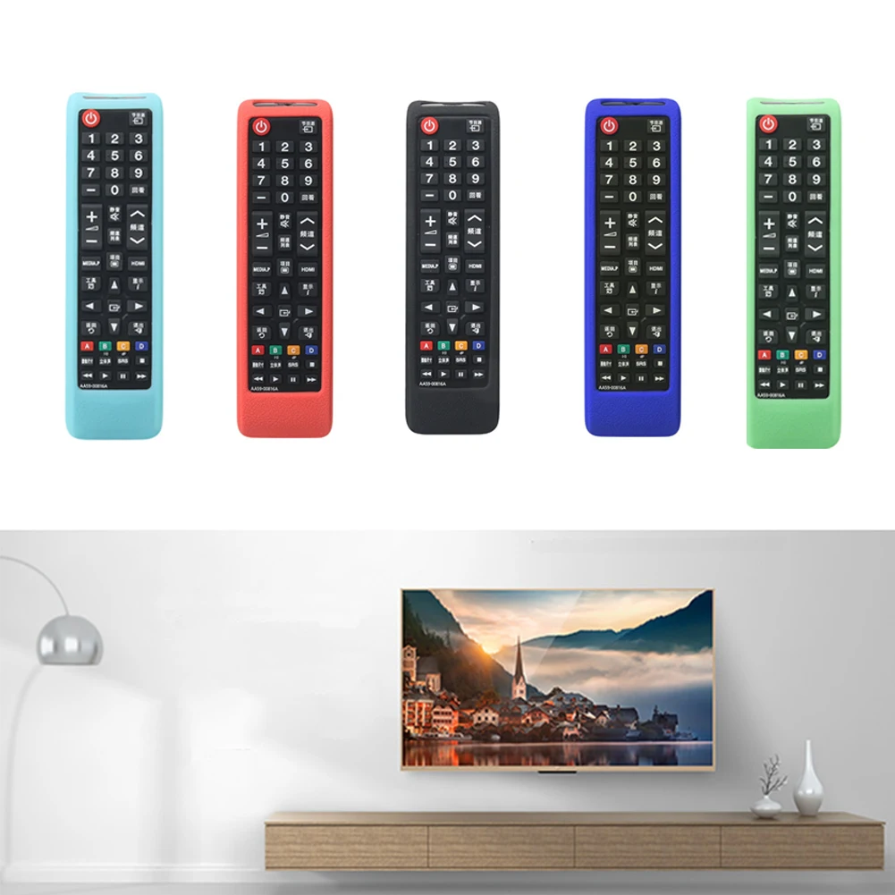 Protective Case Remote Control Cover Dustproof Protector Home Shockproof Soft TV Accessories Durable Solid Silicone For Samsung | Дом и сад