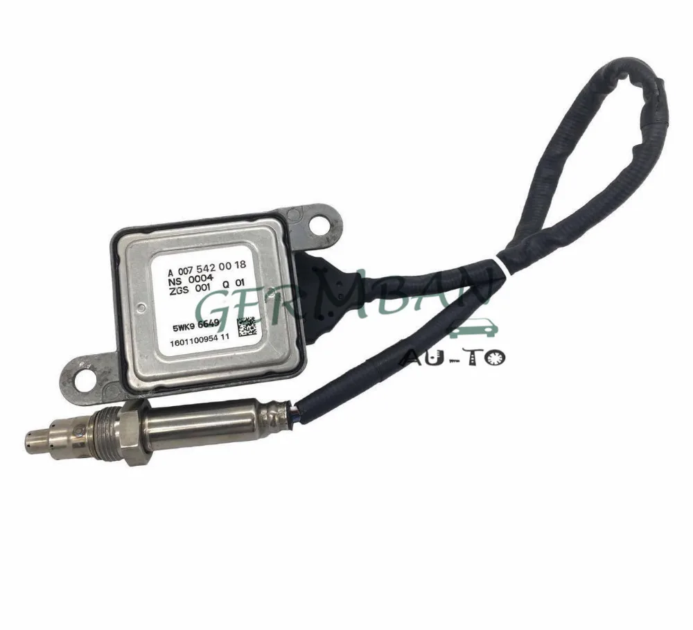 Новый изготовленный датчик выхлопа Nox для Mercedes W212 12 W207 W204 E350 2010 5WK96649 A0075420018|sensor