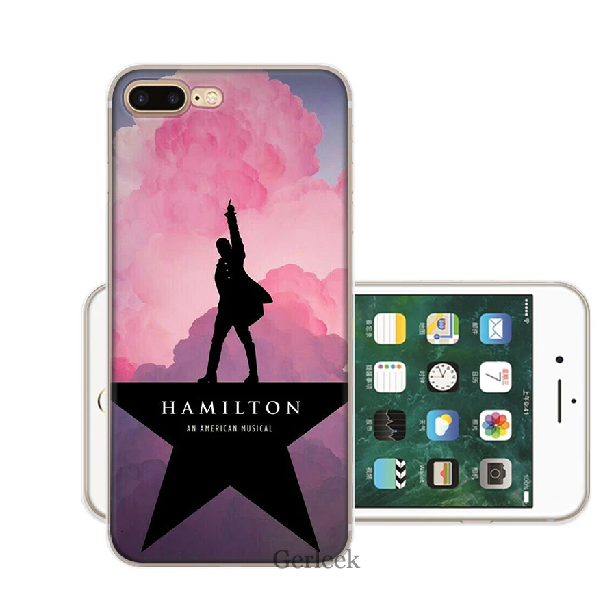7 Hamilton музыкальная лирика Телефон чехол для iPhone 7 8 6 6S 5 5S SE iPhone 11 Pro XR X XS максимальный чехол - Цвет: 7