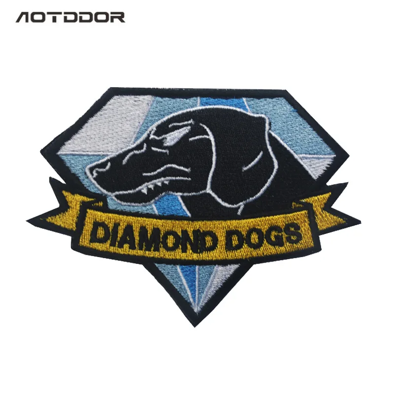 MGS Metal Шестерни твердого металла 5 Diamond Dogs армии вышивальный знак вышитая нашивка