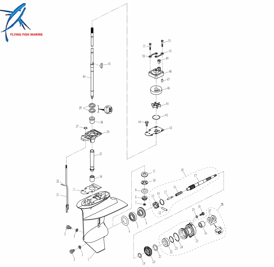 

F20-04030000 Parsun HDX 4- F15A F20A