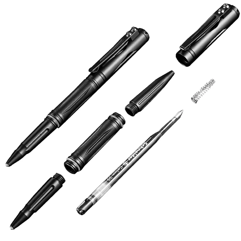 NITECORE NTP21 тактическая Вольфрамовая рамка ручка из алюминиевого сплава многофункциональный инструмент для самозащиты стеклянный выключатель+ стальной зажим