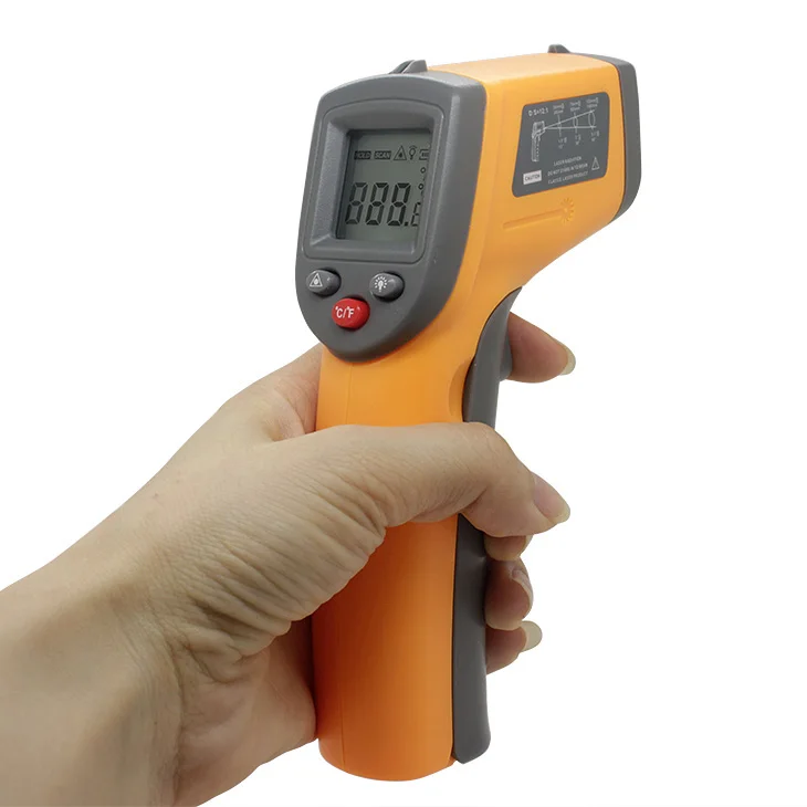 Бесконтактный ИК Лазерная термометр цифровой лазерный инфракрасный gs320 50 ~ 360C 58
