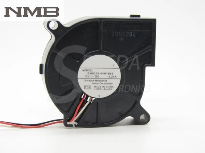 Оригинал для NMB BM6025-04W-B59 60 мм DC 12V 0.18A 6 см вентилятор центробежные вентиляторы охлаждения
