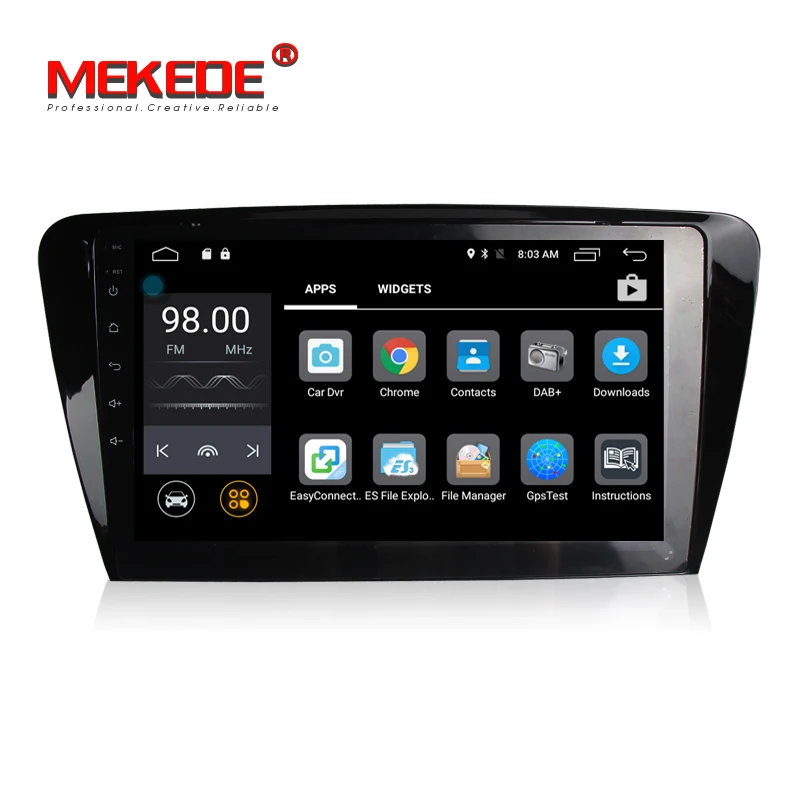 10," Android автомобильный gps DVD мультимедийный плеер для SKODA OCTAVIA аудио автомобильный Радио Стерео navigaton