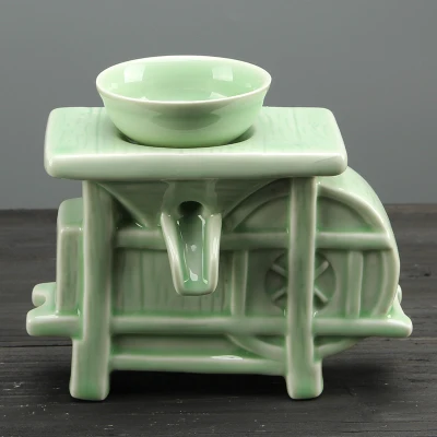 Celadon изысканный керамический чайный чайник чайный набор для заварки ситечко чайный набор кунг-фу Tureen Teacup автоматические красивые подарки - Цвет: 4