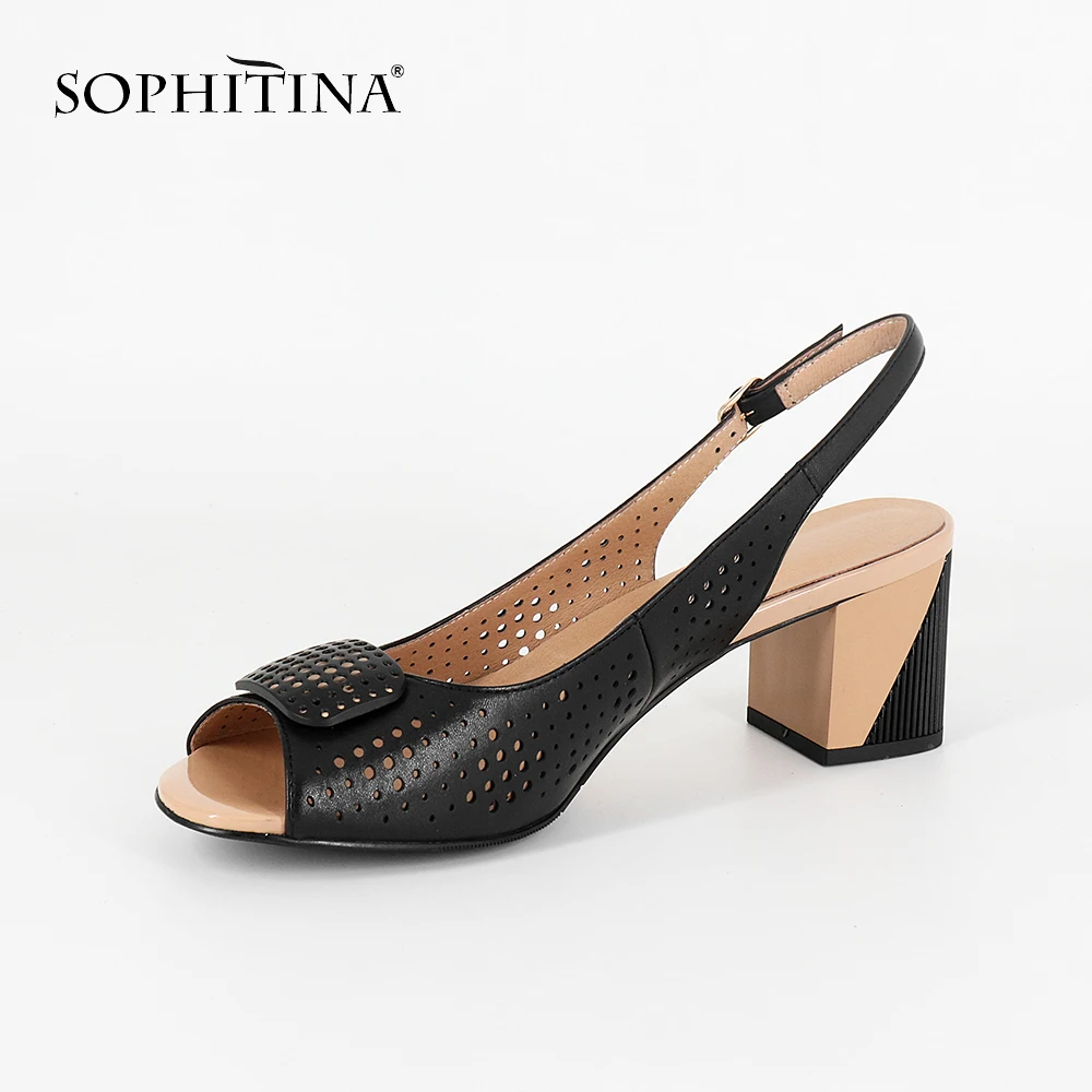 SOPHITINA/Летние повседневные женские босоножки Высококачественная обувь из