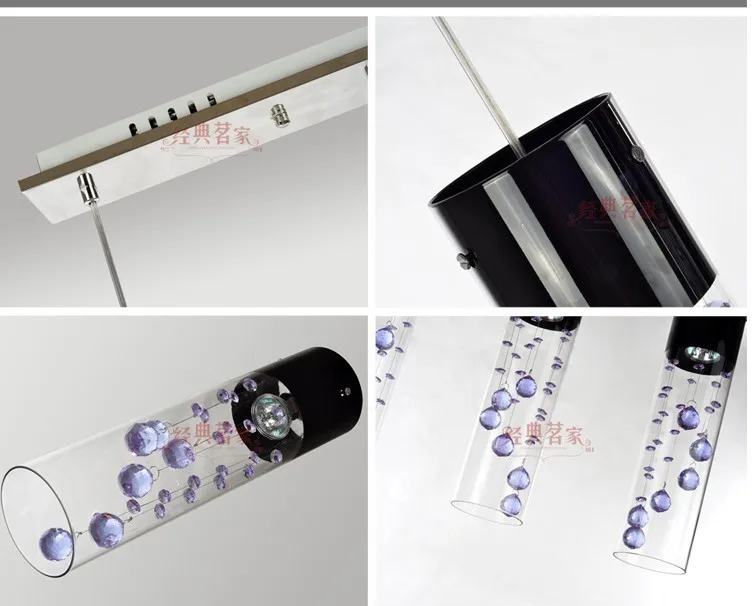 Стеклянный абажур Хрустальный подвесной светильник современный для дома