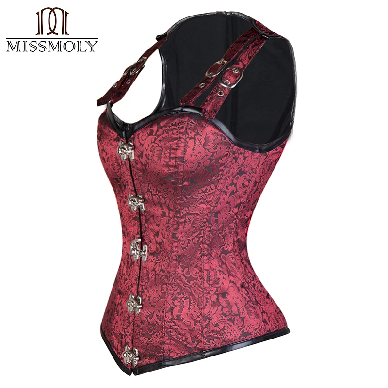 Женские готические корсеты на шнуровке бюстье талии Cincher тренер формирователь