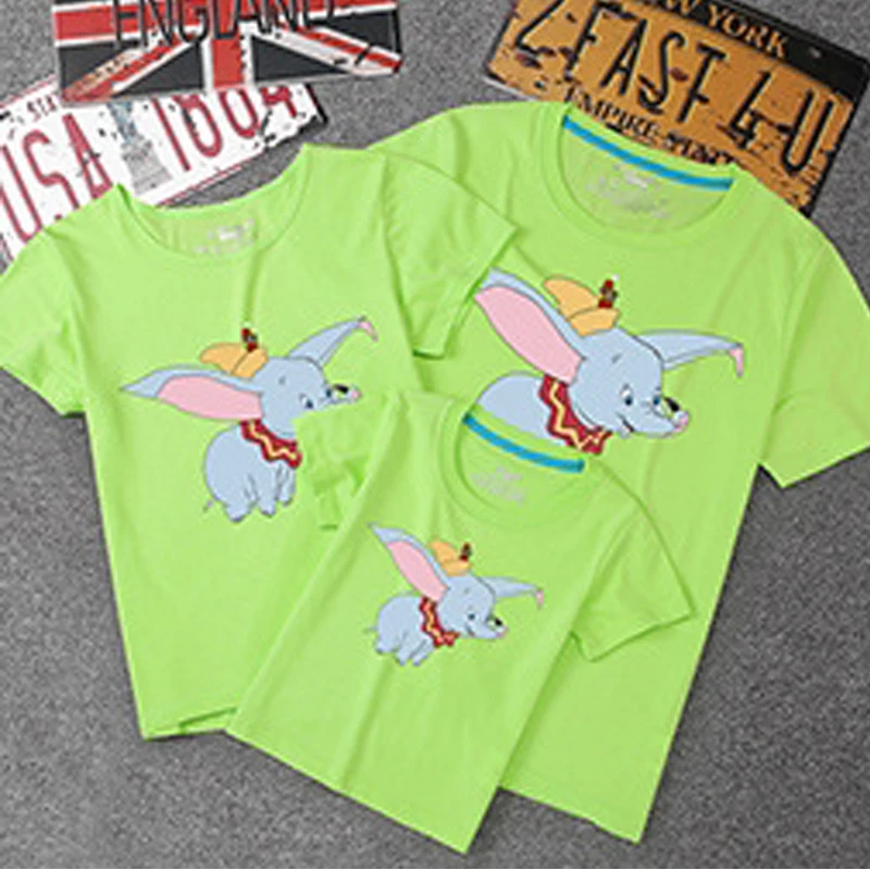 Новая Одинаковая одежда для всей семьи лето 2019 Детская футболка с изображением