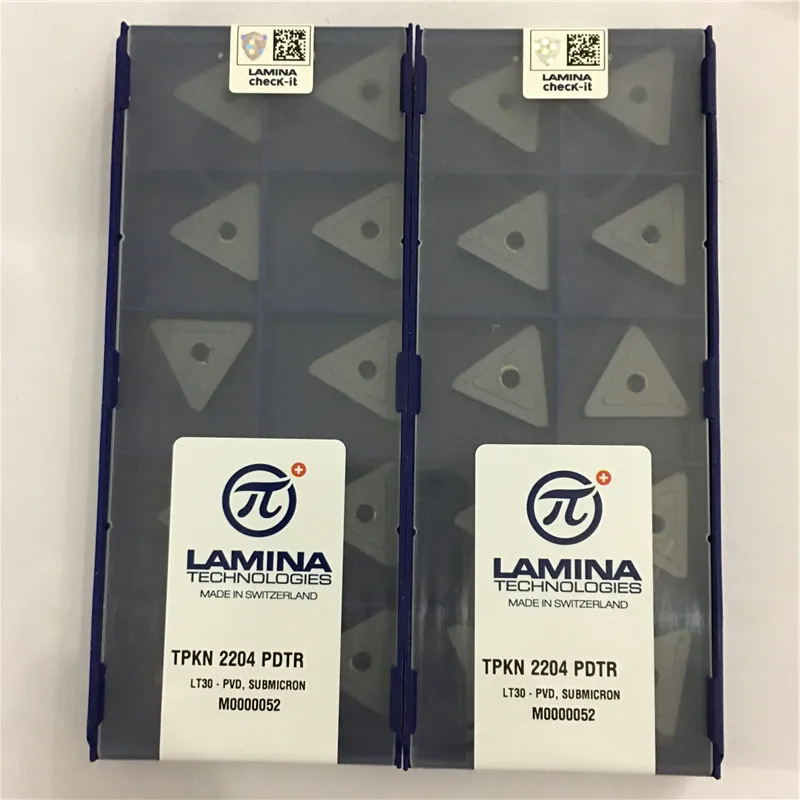 TPKN2204PDTR LT30 100% оригинальная карбидная вставка LAMINA лучшего качества 10 шт./лот