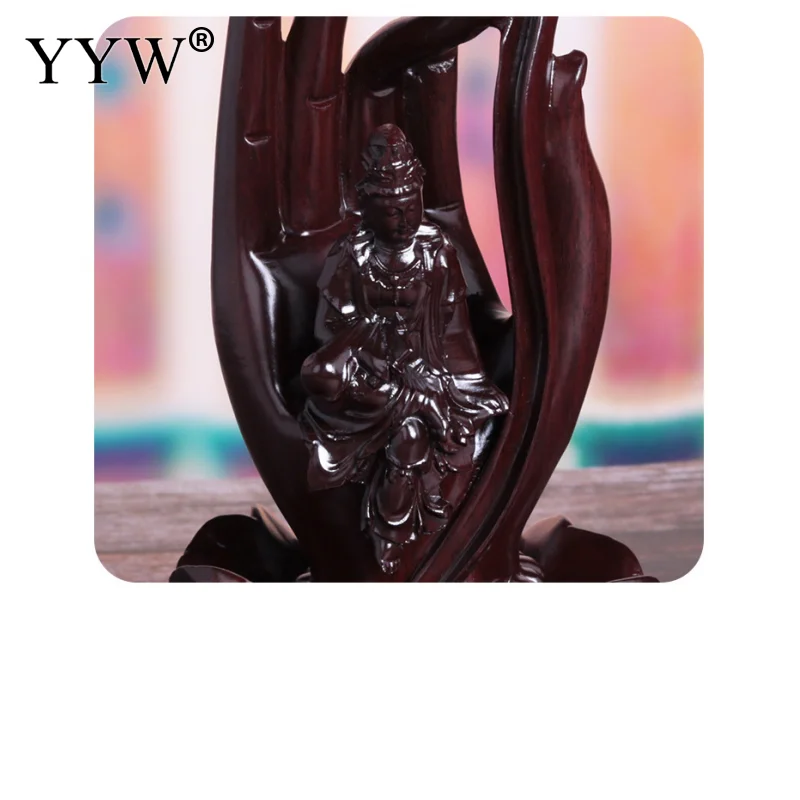 Черная фотокурильница с подсветкой катушка для благовоний и держатель конусов