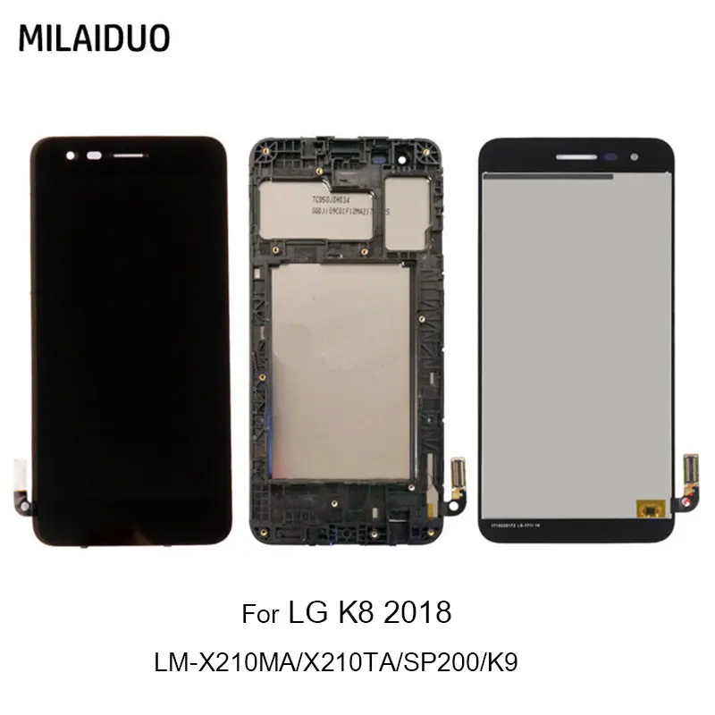 ЖК дисплей для LG K8 2018 SP200 X210 Aristo 2 Plus сенсорный экран замена дигитайзера черный