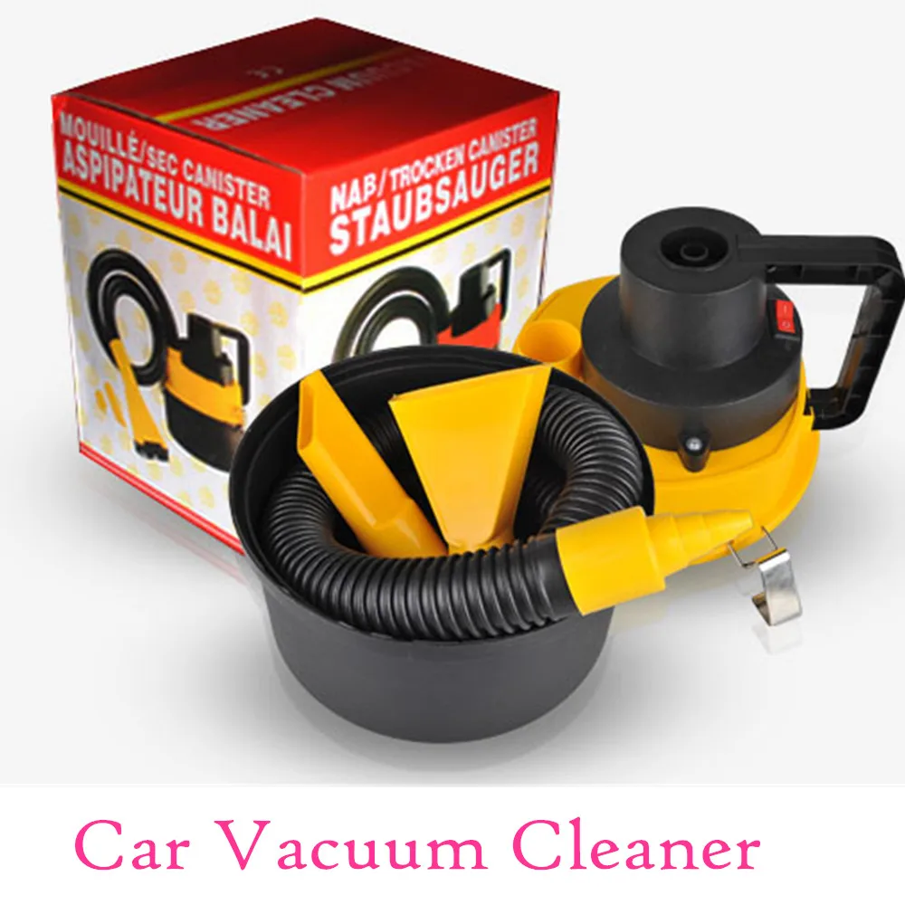 

Handheld Mini Auto Car Dust Vacuum Cleaner Portable Wet and Dry with Brush / Crevice / Nozzle Head Car Vacuum Cleaner