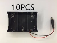 10pcslot 3 pack d size battery case holder 3 x 1 5v battery storage box with 5 52 1mm dc plug