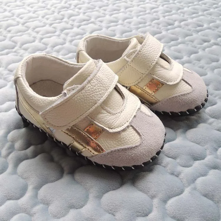 

OMN Genuine Leather Baby Boys Casual Shoes Soft Leather Sole Indoor Baby First Walkers Infant Toddler Sport Shoe Hot Sale