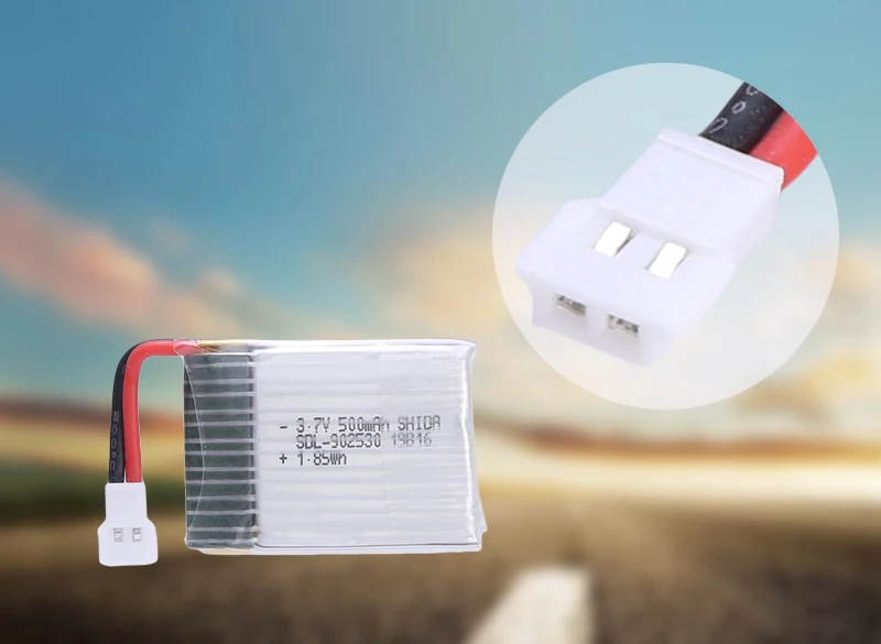2шт LiPO батарея 3 7 V 500mAh 25C для WLtoys V931 XK K123 F949 RC Мини вертолет самолет Дрон запасные
