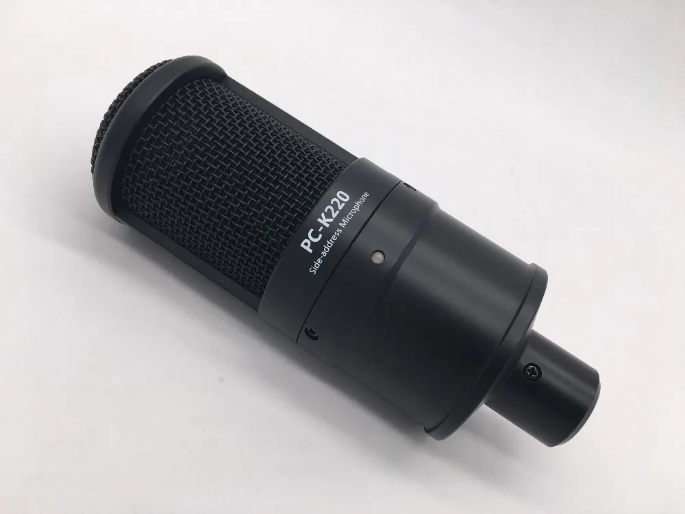 Takstar PC-K220 Профессиональный Студийный конденсаторный микрофон боковой адрес микрофон компьютер Прямая трансляция для сетевой записи