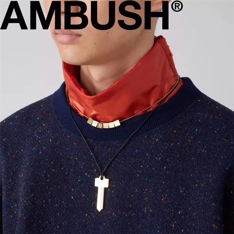 Ambush мужские женщины 1:1 Лучшее качество ключ платье Oneck футболка|Мужские футболки|