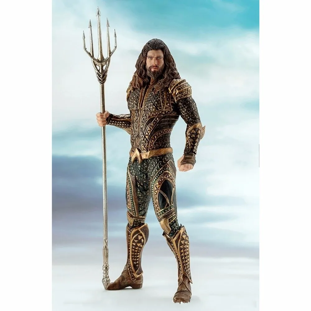 Статуя аквамена ARTFX Justice League 18 см Коллекционная модель игрушка рождественский