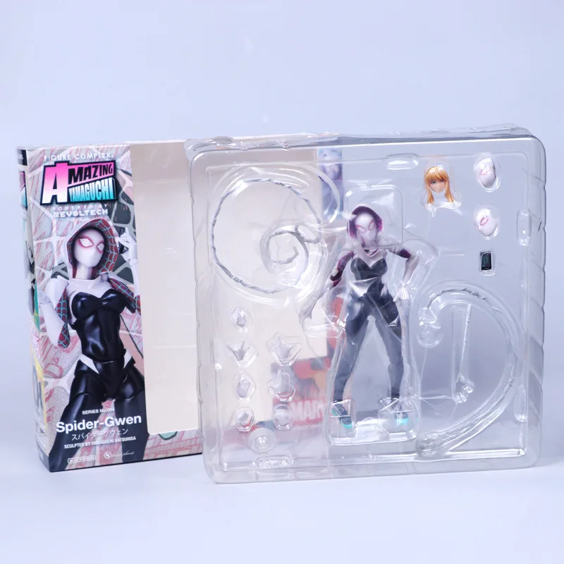 Hot Marvel Super Heros Spide-Gwen Figure Jointed Doll Spider man Gwen Action Toy Kids Gifts with Original box | Игрушки и хобби